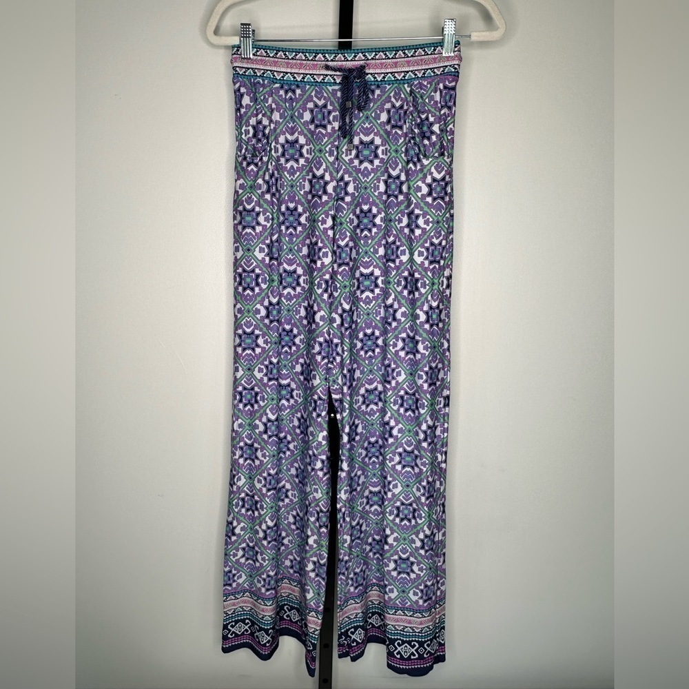 Nanette Lepore Women Mallorca Beach Pant in Emerald - Wide Leg - Picture 3 of 6